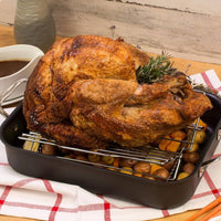 Adjustable Chicken Rack Rust-Resistant Stainless Steel Fowl Holder for Oven