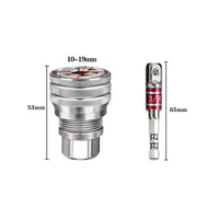Multi-Function Universal Socket Wrench 9-19mm Adjustable Hex Socket