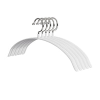 5 Pieces Rounded Profile Curved Hanger Long-Lasting Closet Storage for Wardrobe