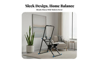 Space-Saving Stair Stepper Machine Full Body Workout Vertical Climber Vertical Climber Machine Multi-Functional for Beginners, Adults, Seniors