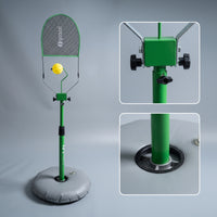 Adjustable Pickleball Practice Aid with Weighted Base Solo Pickleball Practice Aid with String Padded Portable for Beginners, Adults, Kids, Home, Court, Club