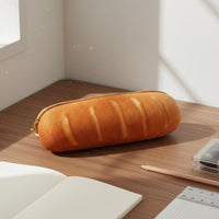 Bread Shaped Writing Utensil Case Multi-Purpose Hot Dog Writing Utensil Pouch