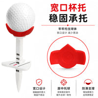 HOW TRUE Adjustable Plastic Golf Tee with Scale for Golf Course Accessories