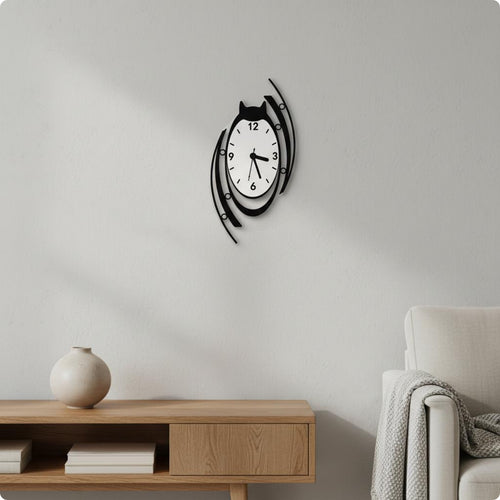 Modern Nordic Wall Timepiece Decorative Nordic Wall Timepiece Battery Powered