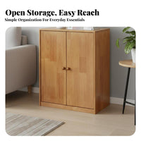 TV Stand with Storage Freestanding Multi-Compartment Shelving Unit Modern Design Sturdy Construction for Homeowners, Living Room