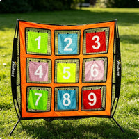 9-Hole Target Net Training Aid Disc Golf Practice Target Long-Lasting