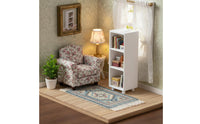 Miniature Storage Cabinet Multi-Functional Tiny Storage Rack Model Realistic Details 3-Tier Mini Shelf for Collectors, Hobbyists, Diorama