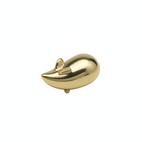 Brass Pen Rest Mirror-Polished Brass Brush Rest Compact for Office, Collectors