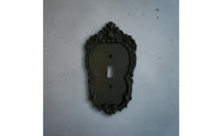 Ornate Light Switch Cover Vintage Styled Ornate Frame Faceplate Construction Classic Frame Switch Cover for Goth Enthusiasts, Themed Room