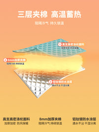 新款洗澡浴罩帐篷冬季保暖浴帐干湿分离夹棉浴帘冬天洗澡不冷神器