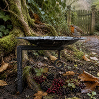 Hanging Bird Feeder Wrought Iron Metal Bird Feeder Weather-Resistant for Patio