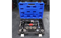 Pneumatic Brake Caliper Compression Tool Kit Air Pressure Assisted Brake Caliper Tool Set with Storage Case Left and Right Turn for Mechanics, Garage