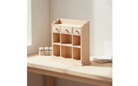 1:12 Scale Dollhouse Cabinet Realistic Detail 1:12 Scale Wall Cabinet Modern Design Unpainted Wooden Display Shelf for Crafters, Hobbyists