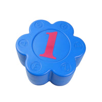 Raised Flower Stepping Stone Molded Plastic Stepping Stone Compact Sensory Play Toy Lightweight for Children, Obstacle Courses