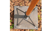 Duty Ground Tamper Laborsaving Manual Soil Rammer Rustproof Ground Compaction Tool for Foundation Work