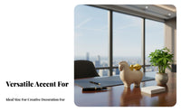 Symbol of Wealth and Success Feng Shui Horse Ornament Creative Design Wealth Bag Horse Statue Exquisite Craftsmanship for Office Workers