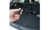 Parcel Shelf Strap with Clips Compatible Trunk Cover Strap Braided Tether for DIY Mechanics