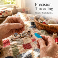 Automatic Needle Threader for Elderly, Universal Quick Threading Tool for Sewing Machines and Hand Sewing