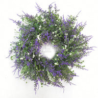 Acacia Grass Lavender Wreath for Wedding Decor & Photography Props