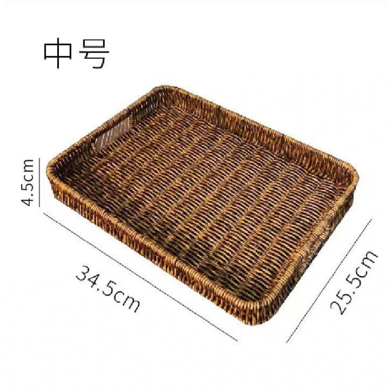 Dark Floral / Rectangle M