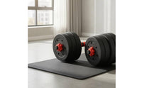 4 Pieces Dumbbell Locking Nut Replacement Dumbbell Nut with Edge Tool Spinlocks  for Weightlifters