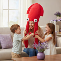 Squid Costume Hat Playful Squid Hat Quirky Costume Headpiece for Halloween