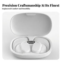 Secure Fit Open-Ear Earbuds | Open Ear Earbuds with Earhook, Comfortable, for Running