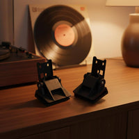 2 Pieces Turntable Lid Hinge Angular Audio Accessory Dust Protection