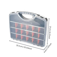Hardware Compartment Box Clear Compartments Nut and Bolt Organizer Secure Latch