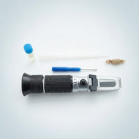 Refractometer with Dropper Two-scaleScale Honey Tester with Screwdriver Sugar Concentration Refractometer Easy to Use Honey
