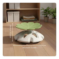 Flower Rotating Balance Chair Fun Floral Design Kids Sensory Seat Sturdy Kids Rotating Chair for Kindergarten, Playroom