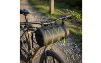 Drawstring Tube Bag Fastening Strap Mount Cylinder Bike Convenient Pouch to Carry Two-Wheeler Front Pouch for Mountain Biking, Biking