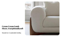 Minimalist design arcd Boucle Sofa Soft Texture arcd Boucle Sofa Set Small Space accommodating Living Room Couch Ergonomic Comfort for Apartment Dwellers, Interior Design aficionados, Homeowners, Lounge Area, perusing corner, Office