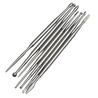 7 Pieces Metal Modeling Clay Sculpting Tools Solid Clay Sculpting Tools Sturdy Modeling Tool Multi-Functional for Hobbyists