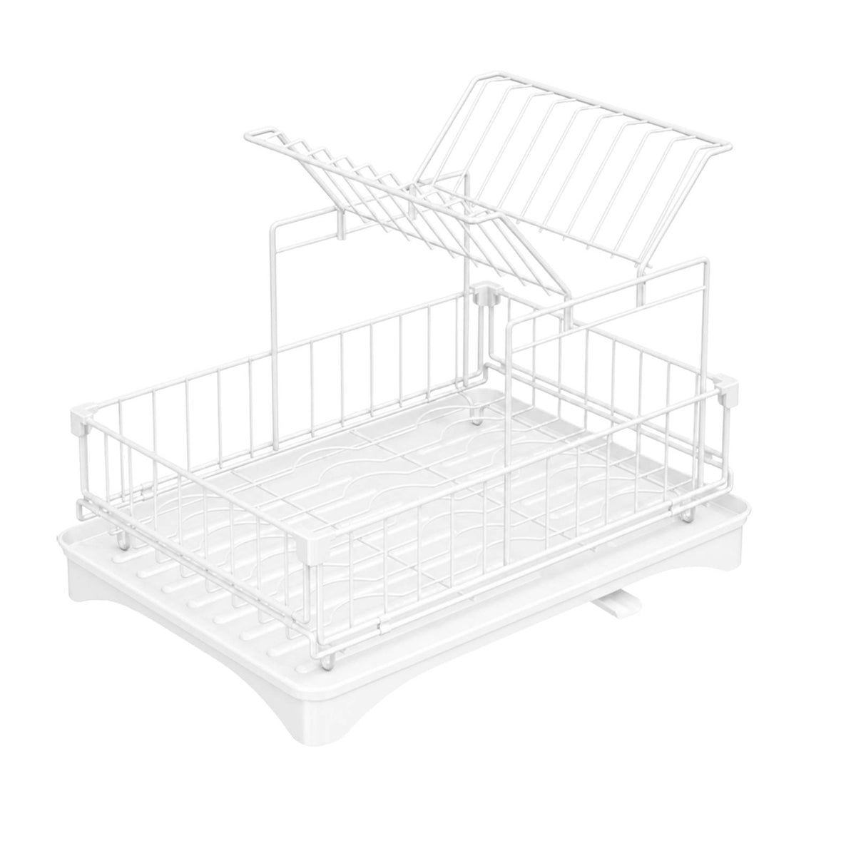 Dish Rack with drips Tray Countertop Dish Drainage rack-Saving for Apartment