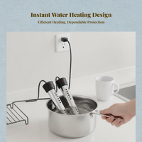 Mini heater with adjustable thermostat