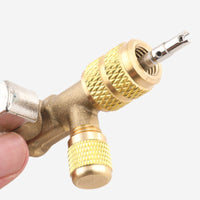Valve Core Remover Installer Tool Works on Pressurized Systems for Mechanics