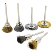 42-Piece T-Type Wire Brush Set for Rust Removal and Cleaning