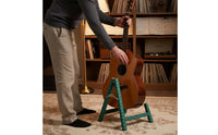 Solid Wood Construction Multiple Guitar Stand Soft Foam Padding Folding Guitar Stand Space Saving Musical Instrument Accessory Foldable Design for Guitarists, Musicians, Music Room, Home Studio, Stage