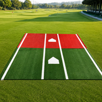 Golf Hitting Mat 183cm, Heavy Duty Synthetic Turf Golf Practice Mat for Home Practice, Non-Slip Rubber Base