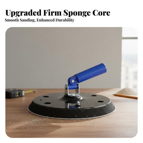 Automatic Sanding Pad 360-Degree Rotation Head Drywall Sanding Tool Handheld Drywall Sander Versatile Manual Hand Sander