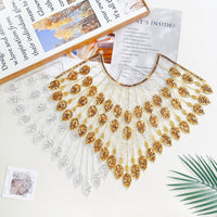 Sequin Round Neck Evening Dress Performance Costume Accessory