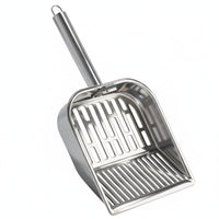 Cat Feline Waste Remover Rust-Resistant Stainless Steel Waste Scooper Fast Sifting Large Cat Litter