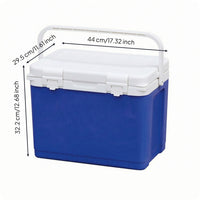 Insulated Container with Ice Firm-Sided-Sided Insulated Transport Container Rigid Ice Chest for Immunization Carry