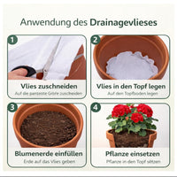 花盆垫  白色毛绒排水 吸水垫