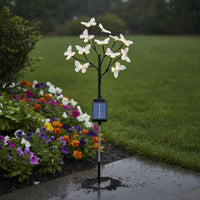 LED Moth Branch Light Waterproof Lawn Lamp Weather Resistant for Pathway