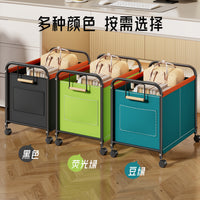 Book Storage Box with Rolling Cart for Classroom