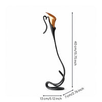 flower Sculptural Candlestick Holder Decorative Lily Candle Holder Refined Tabletop Candlestick Stand for Mantel