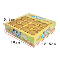 24 Pieces Mini Steamed Bun Press Toy Soft Steam Bun Press Toy Cute Fake Food Novelty Stress-Relief for Children, Students, Pretend Play, Desk
