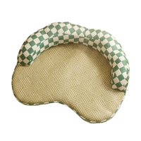 Cat Bed with Raised Edge Low-Rise Woven Cat Bed Washable for Cats